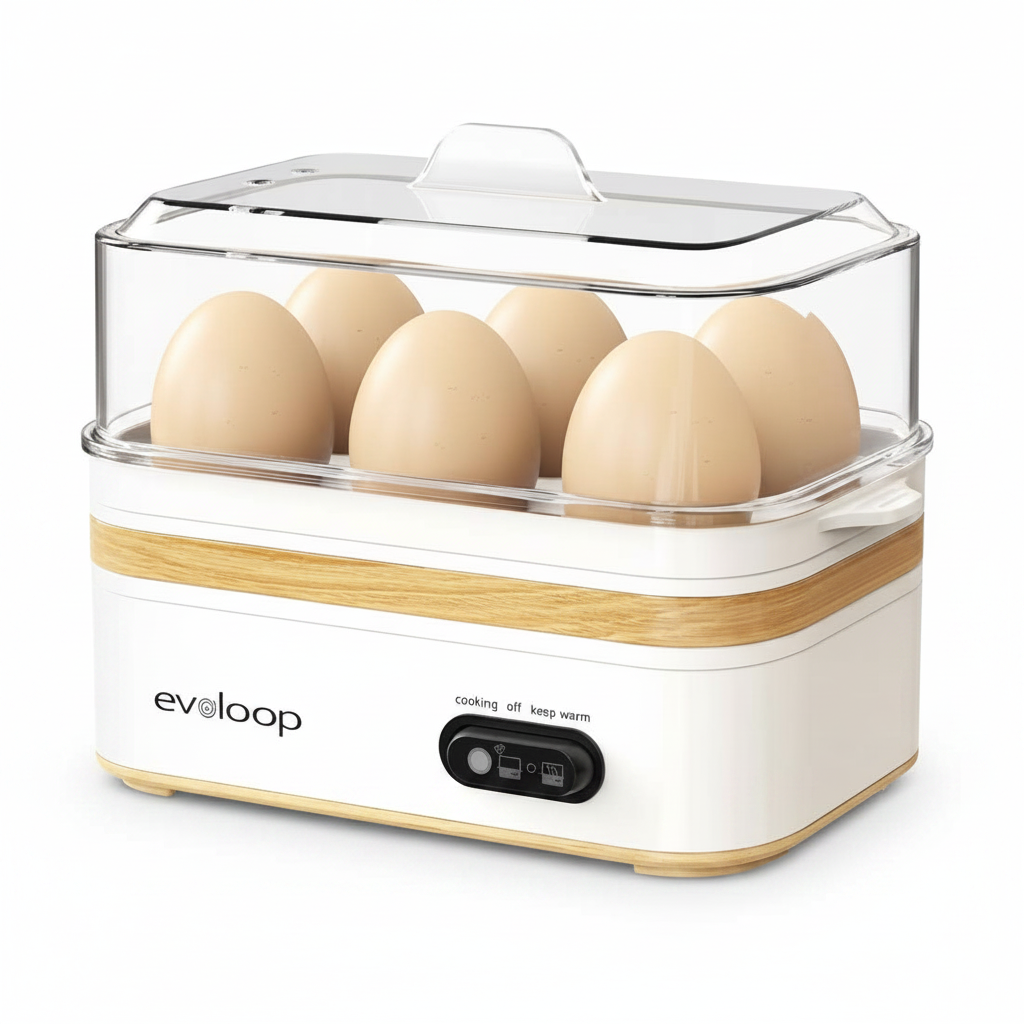 Centered Evoloop egg cooker
